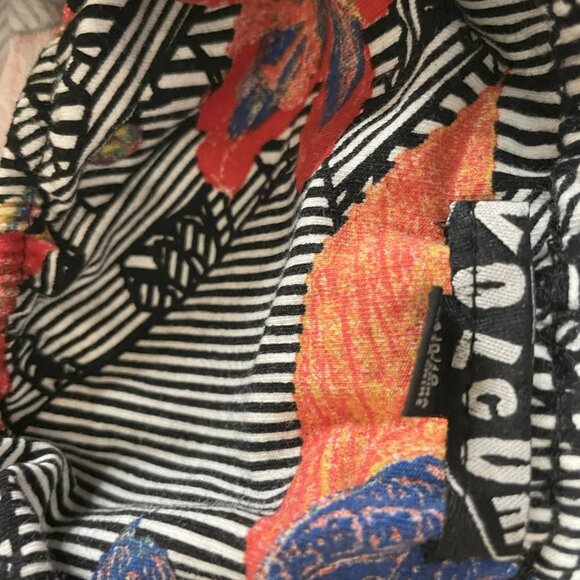 Volcom Strapless Dress Colorful Size S/P/10 Abstract Floral - Picture 5 of 6